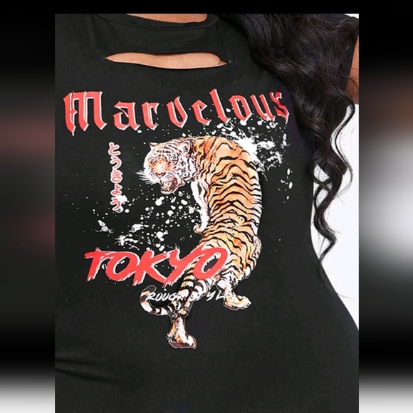 Ripped bodycon dress - Picture 4 of 5